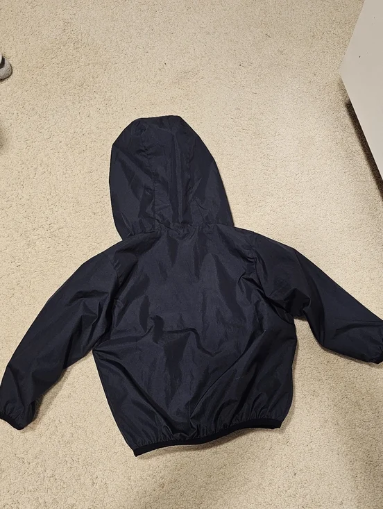 Navy Blue Windbreaker Black Dog 3t - Picture 2 of 3